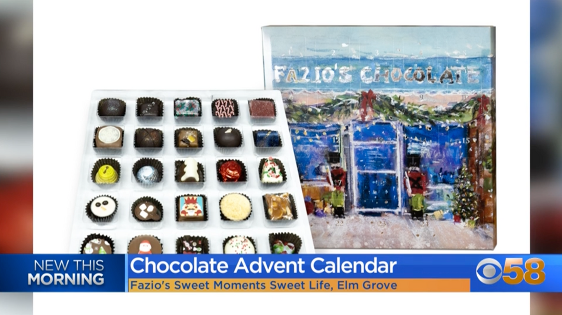 IN THE NEWS: Fazio's Chocolate celebrates holiday season with festive advent calendar